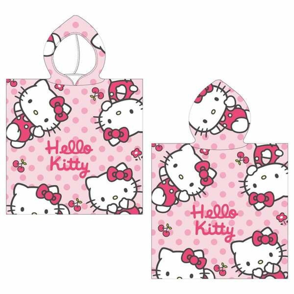 Strandbadetuch Hello Kitty Hellrosa 50 x 115 cm