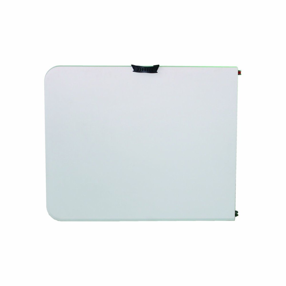Marbueno Table Pliable Résine Blanc 180X74X74 cm Restauration, Plage, Camping 10528