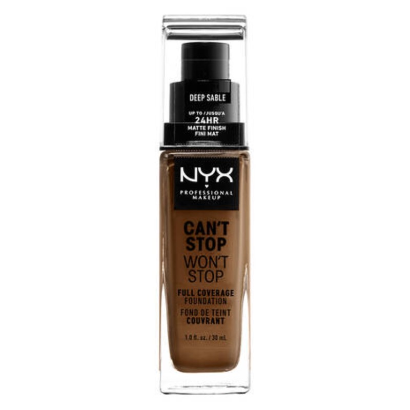 Base de Maquillage Crémeuse NYX Can't Stop Won't Stop Deep Sable (30 ml)