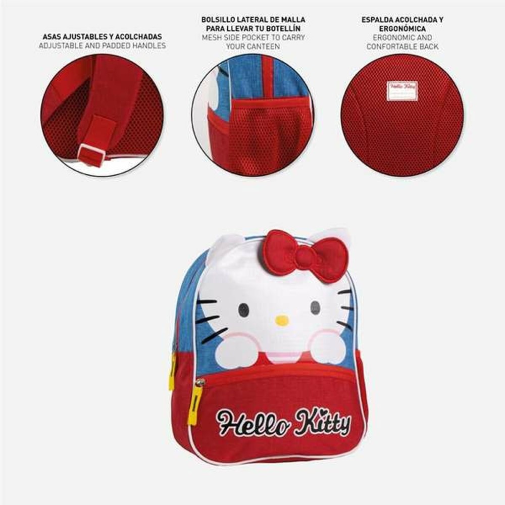 School Bag Hello Kitty Blue