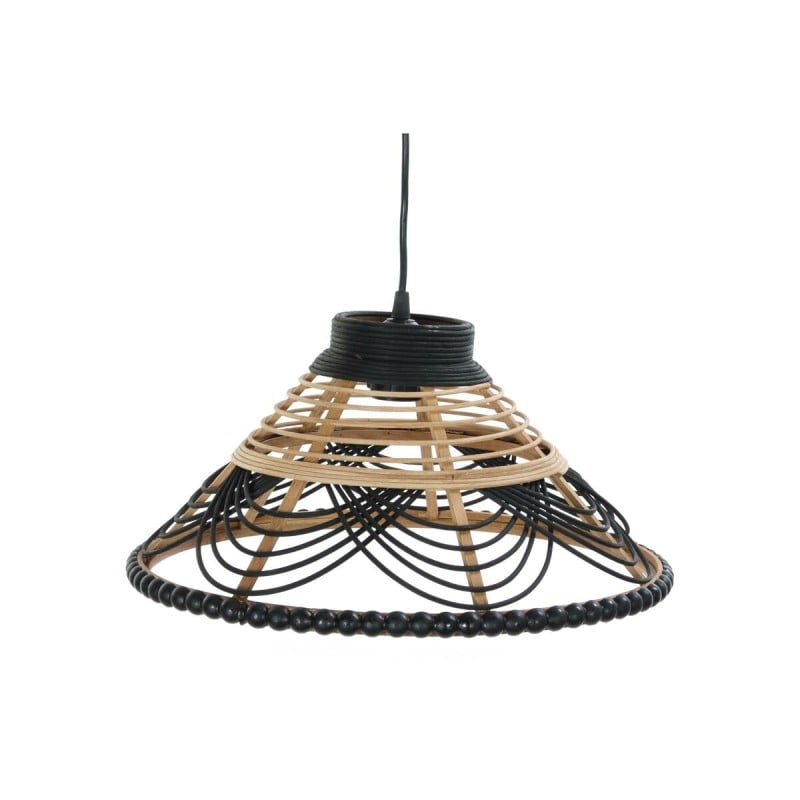 Suspension DKD Home Decor Rotin Bicolore 50 W (41 x 41 x 21 cm)