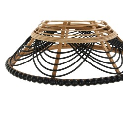 Ceiling Light DKD Home Decor Rattan Bicoloured 50 W (41 x 41 x 21 cm)