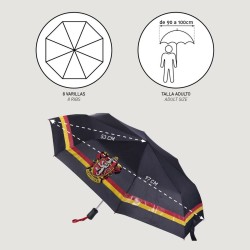 Faltbarer Regenschirm Harry Potter Schwarz 97 cm 53 cm