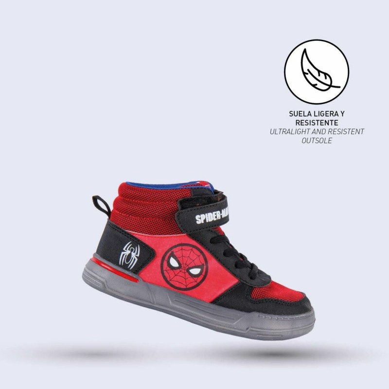 Bottes du quotidien pour enfants Spider-Man Rouge