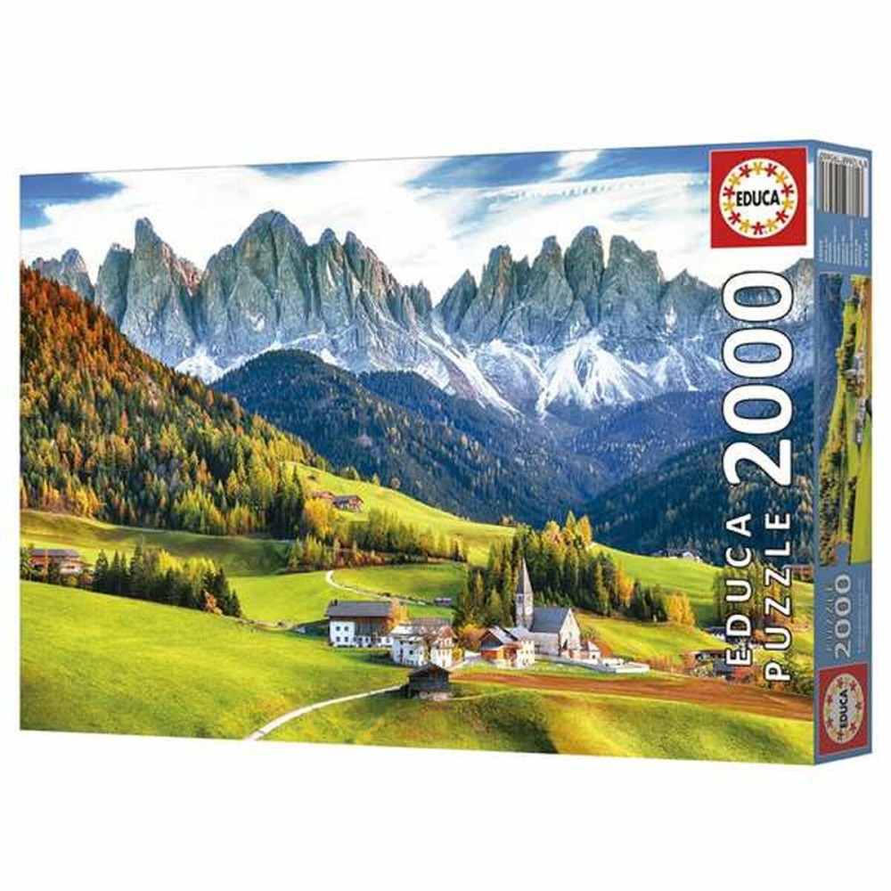Puzzle Educa Autumn in the Dolomites 2000 Pièces