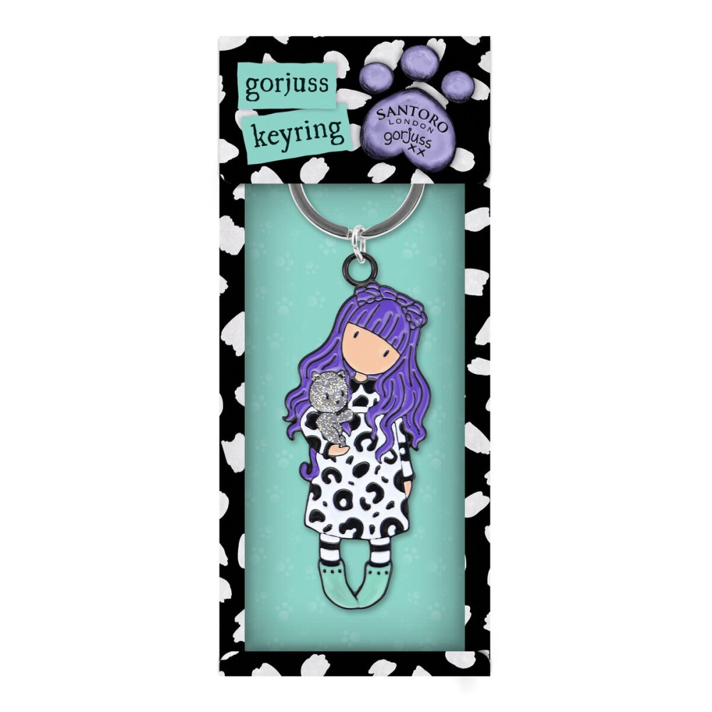 Porte-clés Gorjuss Purrrrrfect love 12 Pièces