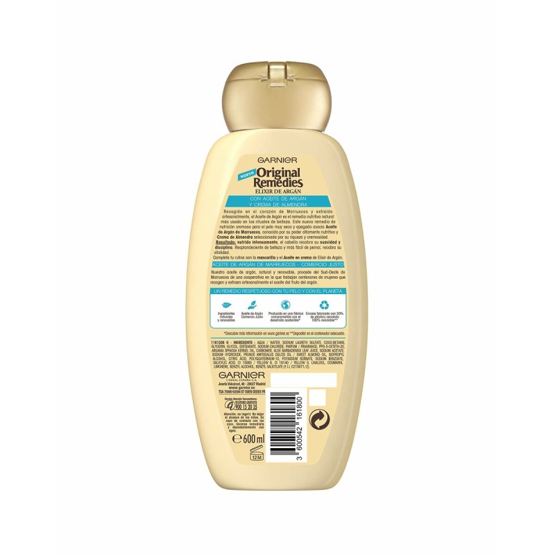 Shampooing nourrissant Garnier Original Remedies 600 ml