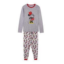 Schlafanzug Minnie Mouse Grau Damen