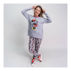 Pyjama Minnie Mouse Gris Femme