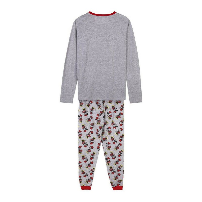 Pyjama Minnie Mouse Gris Femme