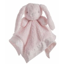 Kuscheltier doppelt beschich 30 x 30 cm Punkte Rosa