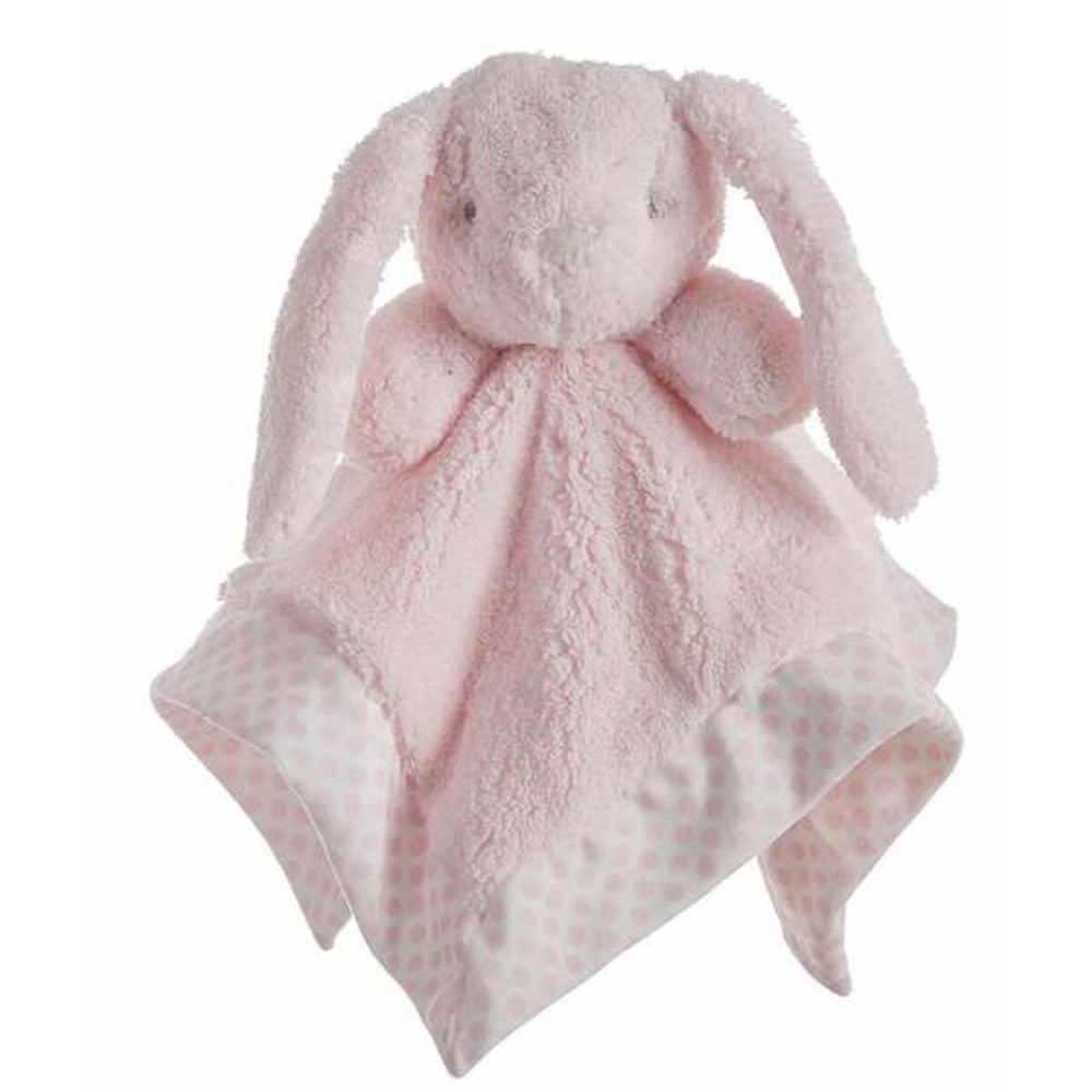 Kuscheltier doppelt beschich 30 x 30 cm Punkte Rosa