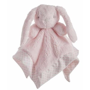 Kuscheltier doppelt beschich 30 x 30 cm Punkte Rosa
