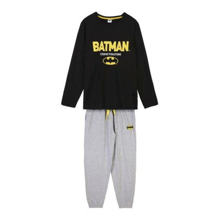 Schlafanzug Batman Schwarz (Erwachsene) Herren