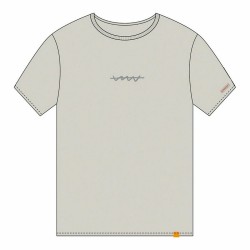 Kurzarm-T-Shirt Cállate la Boca   Beige