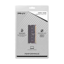 Mémoire RAM PNY MN16GSD42666 16 GB DDR4 2666 Mhz CL19 16 GB DDR4 2666 MHz CL19 SODIMM