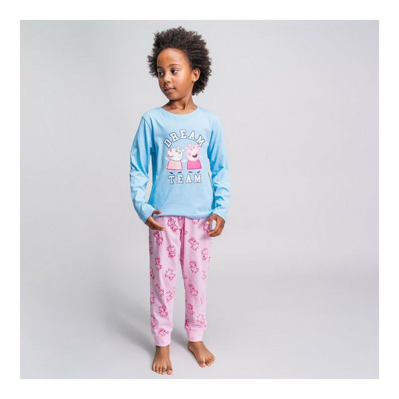 Pyjama Enfant Peppa Pig Bleu clair