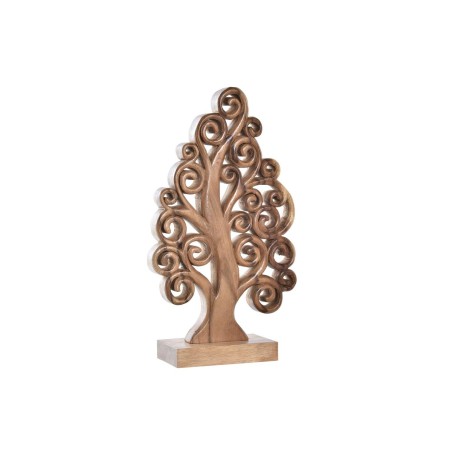 Dekoration DKD Home Decor Baum Aluminium Akazienholz (22 x 9,5 x 39 cm)