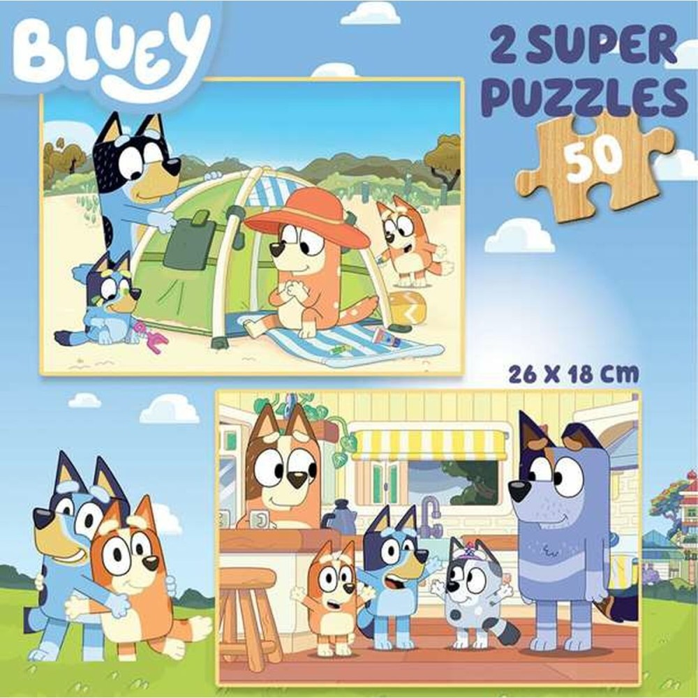 Set de 2 Puzzles Educa Bois 50 Pièces