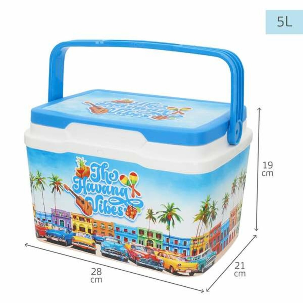 Portable Fridge Aktive The Havana Vibes 5 L