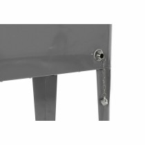 Frigo DKD Home Decor Avec des roues Gris Gris foncé Acier polypropylène 56 L 74 x 43 x 80 cm (74 x 43 x 80 cm)