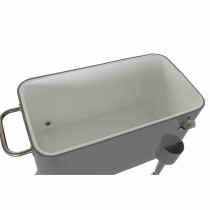 Frigo DKD Home Decor Avec des roues Gris Gris foncé Acier polypropylène 56 L 74 x 43 x 80 cm (74 x 43 x 80 cm)
