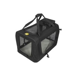 Cage de transport pour animaux de compagnie PS1310BKS Noir (Taille S)