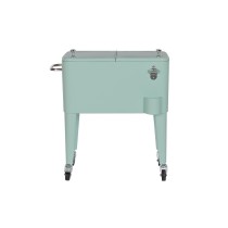Tragbarer Kühlschrank Home ESPRIT grün Stahl Polypropylen 56 L 74 x 43 x 80 cm