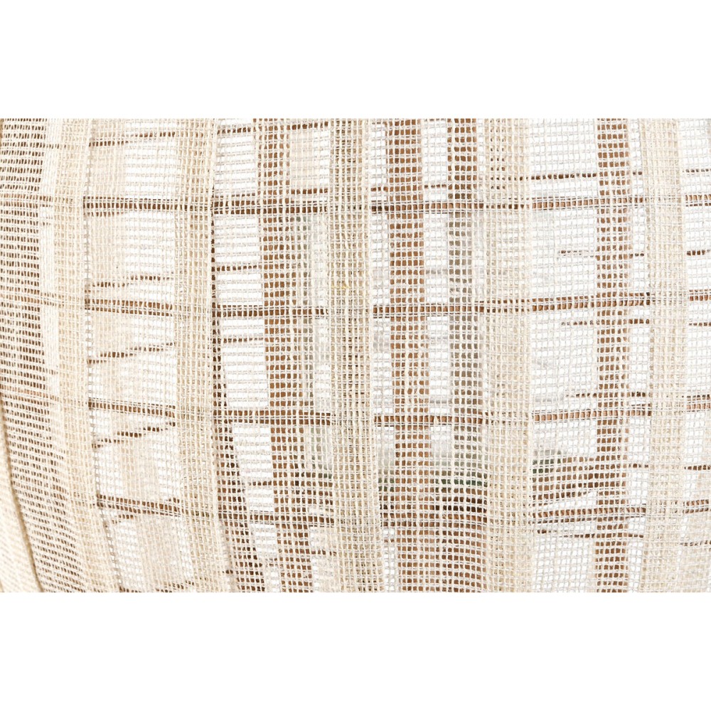 Kerzenschale Home ESPRIT Weiß natürlich Holz Kristall 37 x 37 x 56 cm