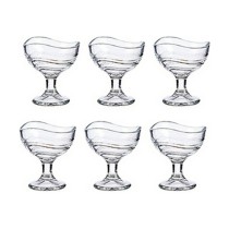 Coupe de glaces et de milkshakes Vivalto IC-134010-4/BH Transparent verre 135 ml (6 Unités)