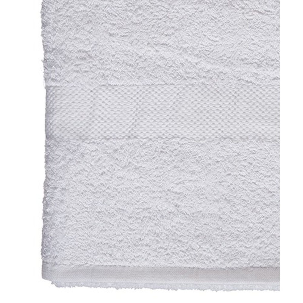 Bath towel Berilo 89679 White 80 % cotton 20 % Polyester 90 x 150 cm 90 x 0,5 x 150 cm (3 Units)
