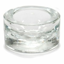 Kerzenschale Durchsichtig Glas 7 x 3,5 x 7 cm (12 Stück)