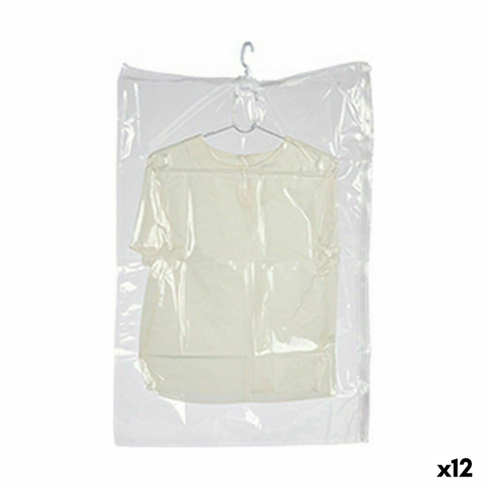 Vacuum Bags Kipit 58097 Transparent Polyethylene Plastic 70 x 105 cm (12 Units)