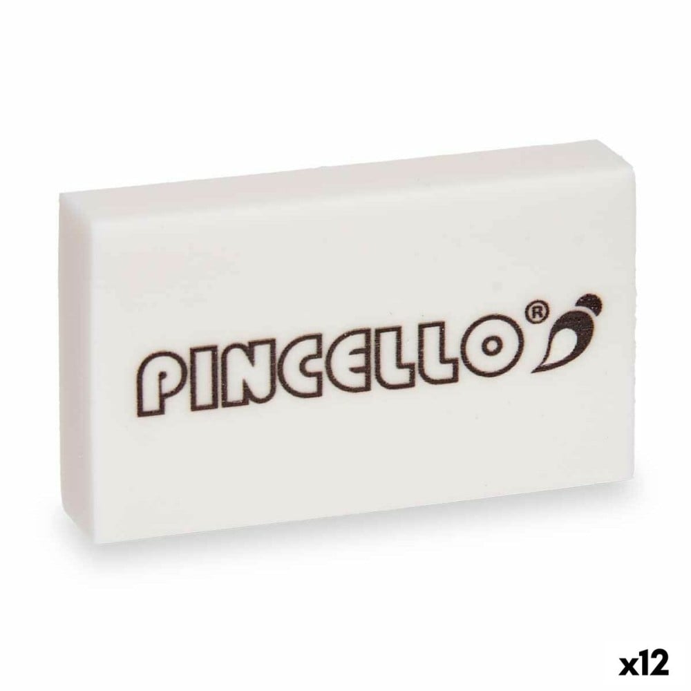 Radiergummi Pincello 485 Weiß (12 Stück)