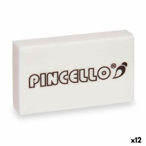 Radiergummi Pincello 485 Weiß (12 Stück)
