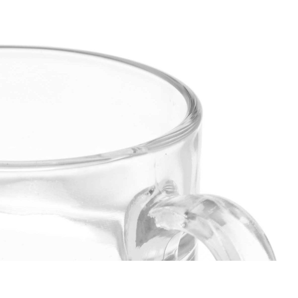 Piece Coffee Cup Set Vivalto Z908-4/BHA6 Transparent Glass 90 ml (6 Units)
