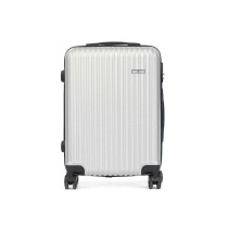 Koffer für die Kabine HT-017-G Hellgrau 55 x 35 x 20 cm Streifen