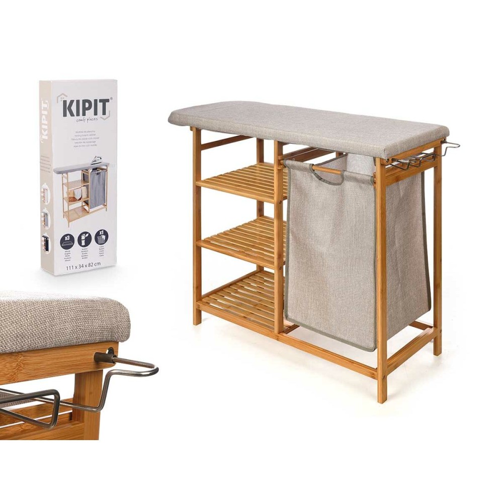 Ironing board Kipit 1443FL BAMBOO.1 Cream Cloth Bamboo