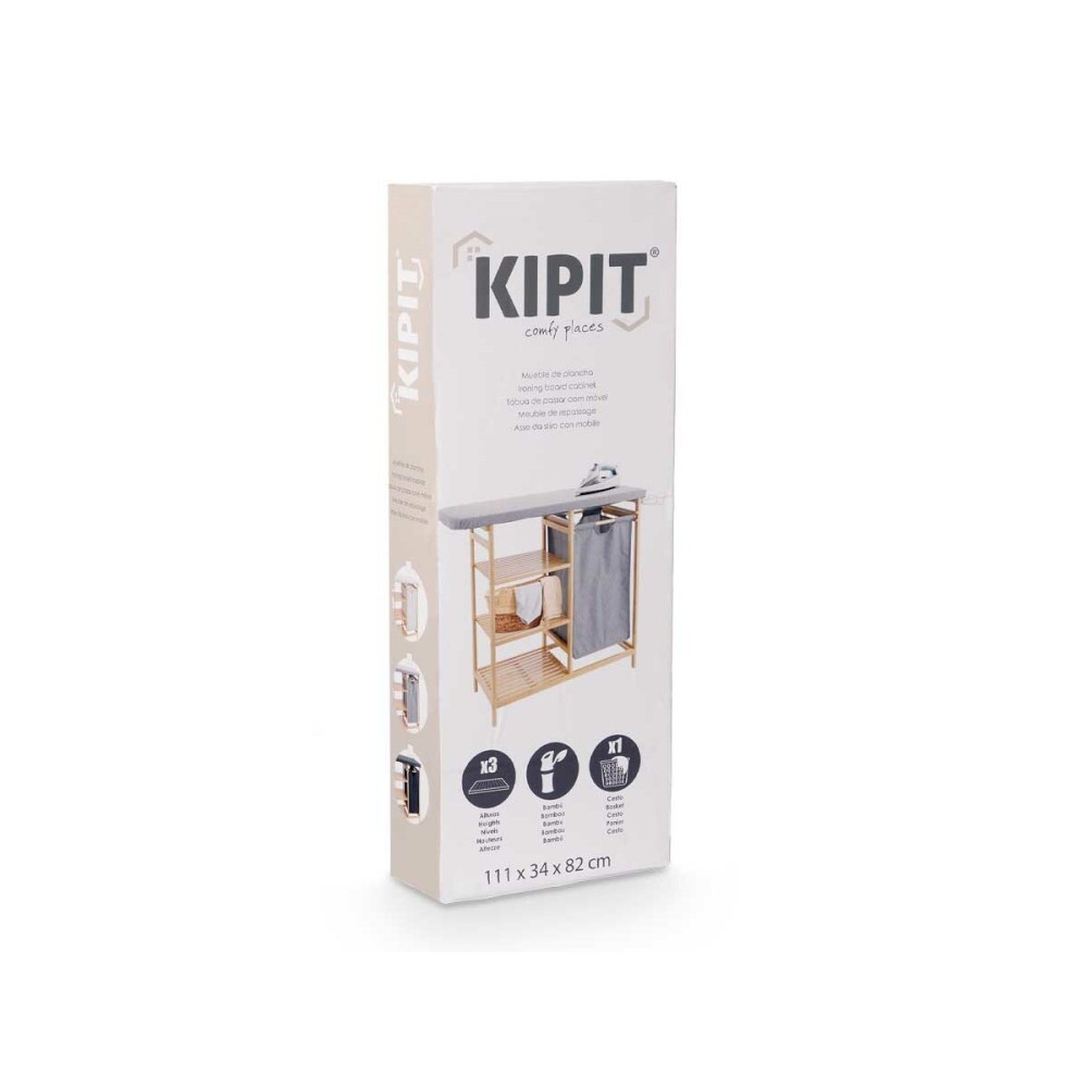 Ironing board Kipit 1443FL BAMBOO.1 Cream Cloth Bamboo