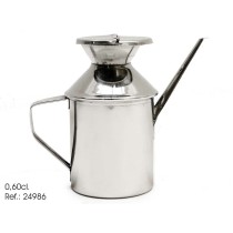 Ölfläschchen Kinvara 2056/BIG Silberfarben Edelstahl 500 ml 17 x 14,5 x 8 cm (12 Stück)