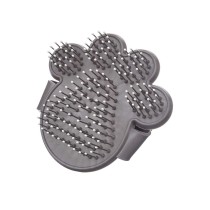 Dog Brush Mascow 336 Grey 10,5 x 10 x 3 cm (12 Units)