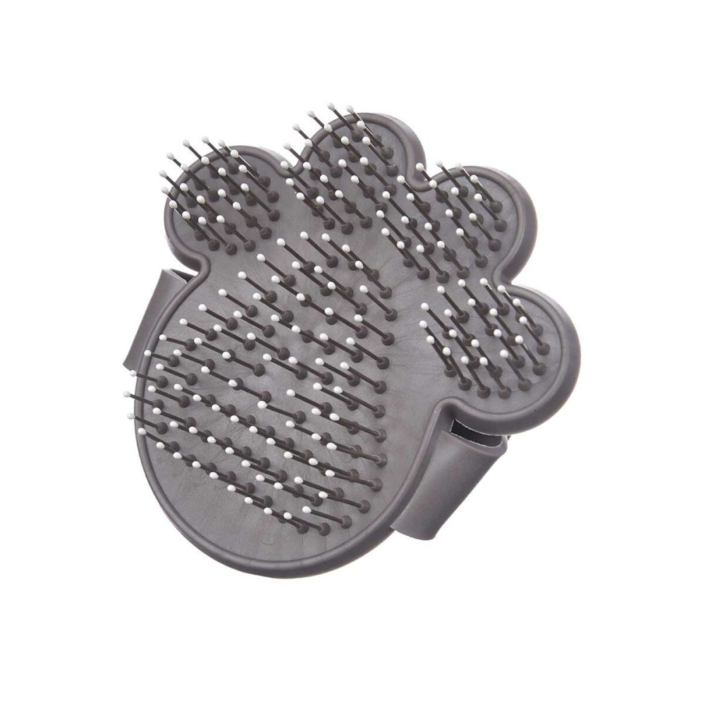 Dog Brush Mascow 336 Grey 10,5 x 10 x 3 cm (12 Units)