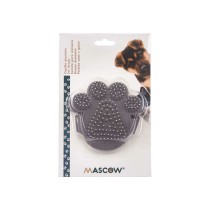 Dog Brush Mascow 336 Grey 10,5 x 10 x 3 cm (12 Units)