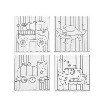 Toile Pincello 29100259 Bois Tissu 12 Unités
