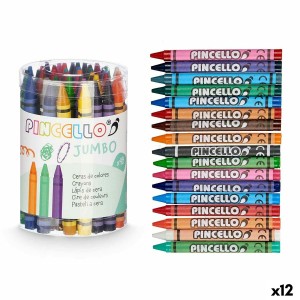 Coloured crayons Pincello 45936 (12 Units)