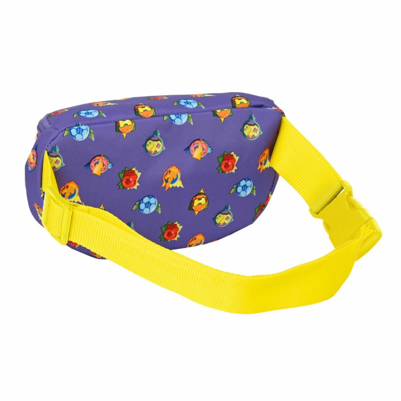 Sac banane SuperThings Guardians of Kazoom Jaune Violet 23 x 14 x 9 cm