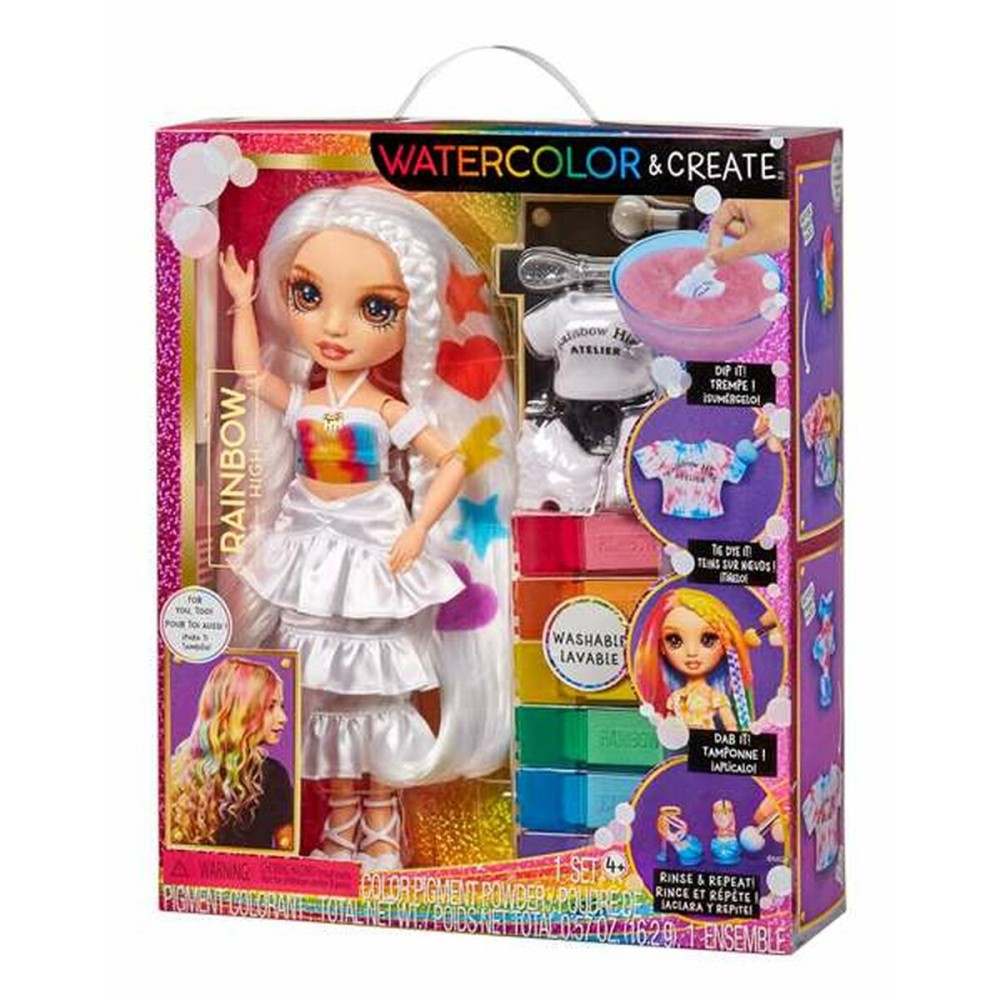 Doll MGA Rainbow High WaterColor & Create 22 cm