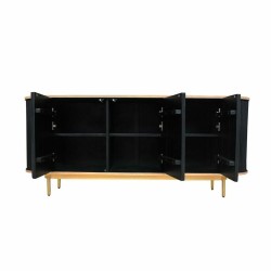 Buffet DKD Home Decor 177 x 45 x 75 cm Naturel Noir Chêne Bois de manguier