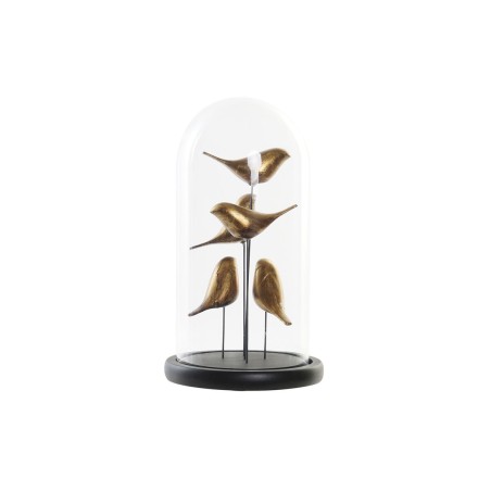 Decorative Figure DKD Home Decor Crystal Resin Birds (17 x 17 x 32 cm)