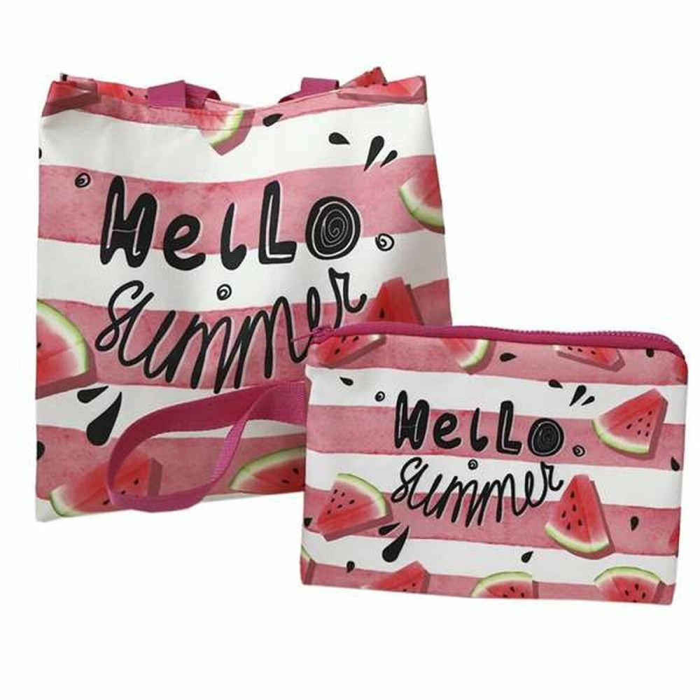 Sac de plage Secaneta 48 x 33 x 14 cm Pastèque